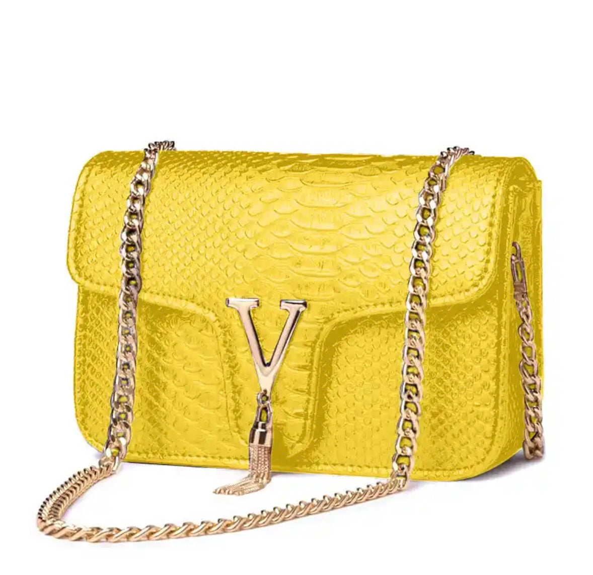 Crocodile Print Shoulder bag