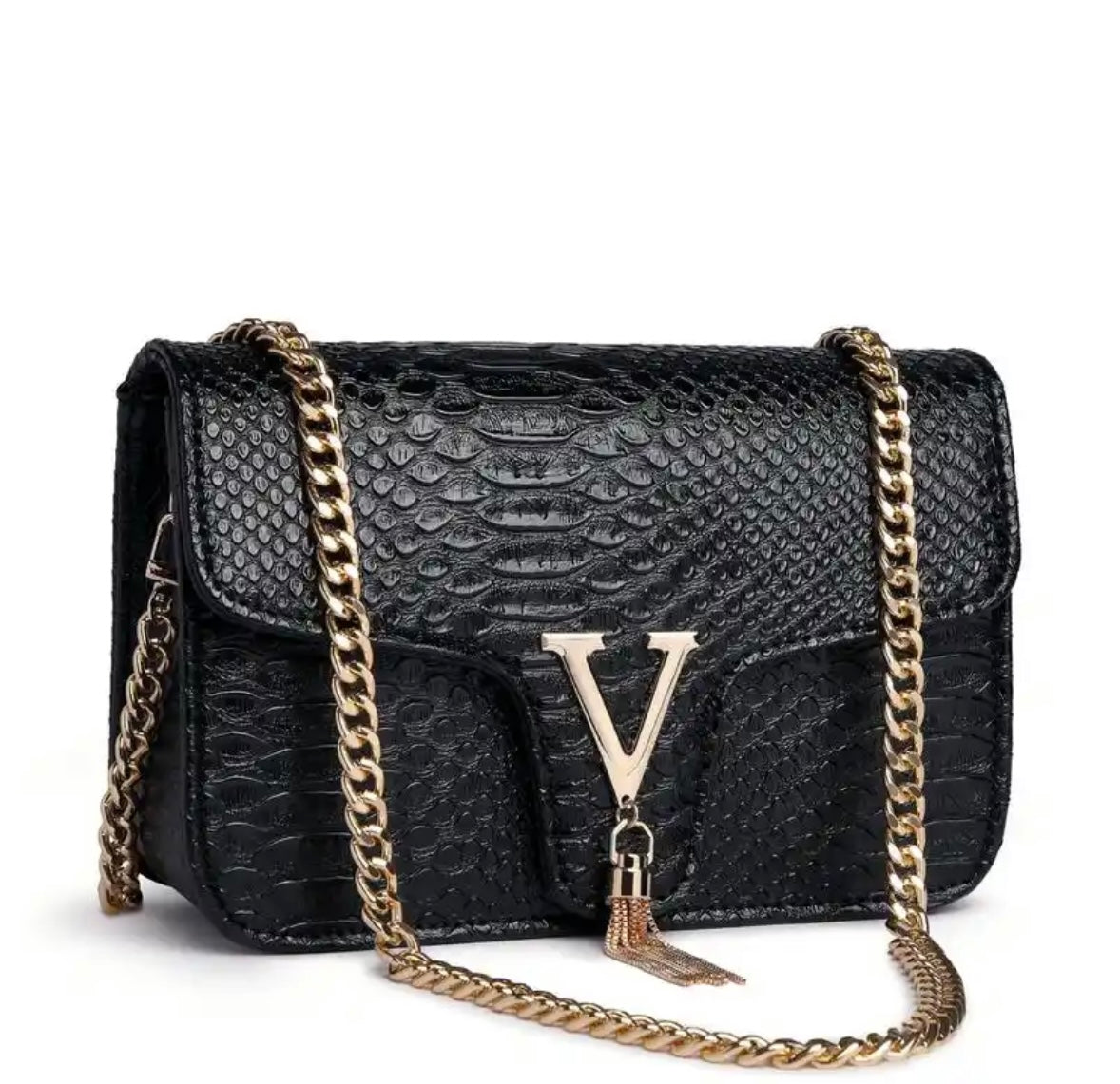 Crocodile Print Shoulder bag