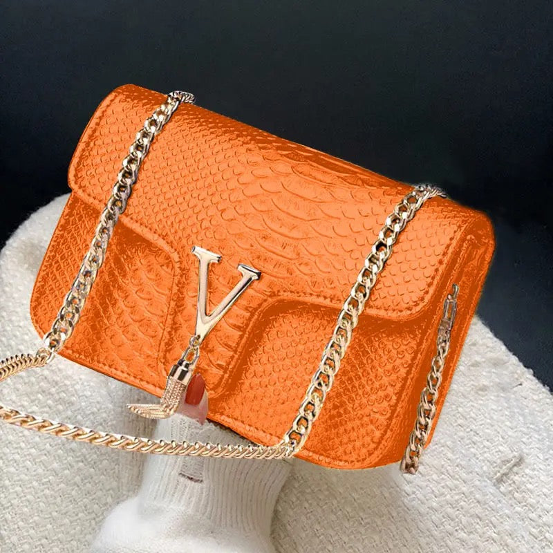 Crocodile Print Shoulder bag