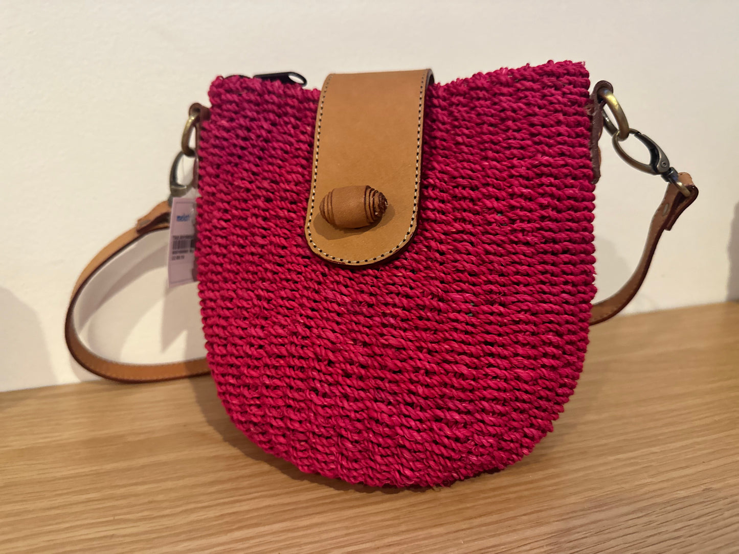 Handmade Rattan Woven Pouch Bag