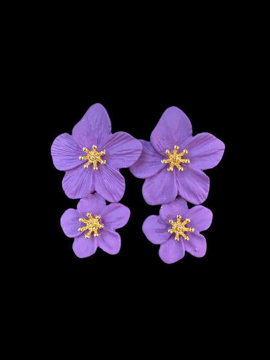 Flower Drop Earrings